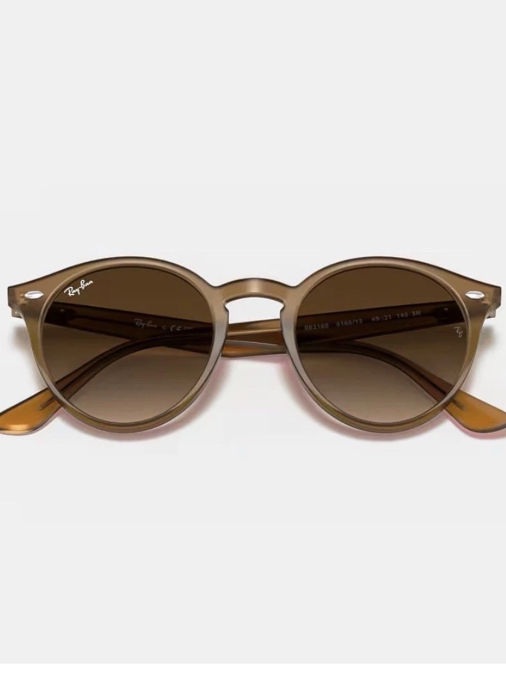 Ray-Ban RB2180 616613 49-21
Sunglasses Turtledove Brown
Gradient 100% Authentic